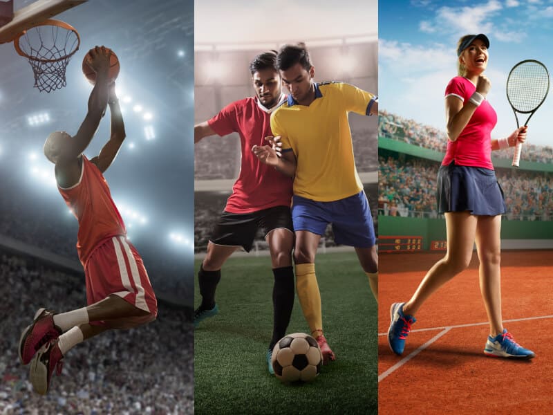 Sports betting action image representing live match moments on cv333